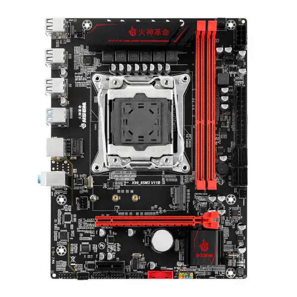 Hsgm X99-85m3 emolevy piirisarja Lga 2011-3 tuki Dual Channel Ddr3 Pc Server emolevy
