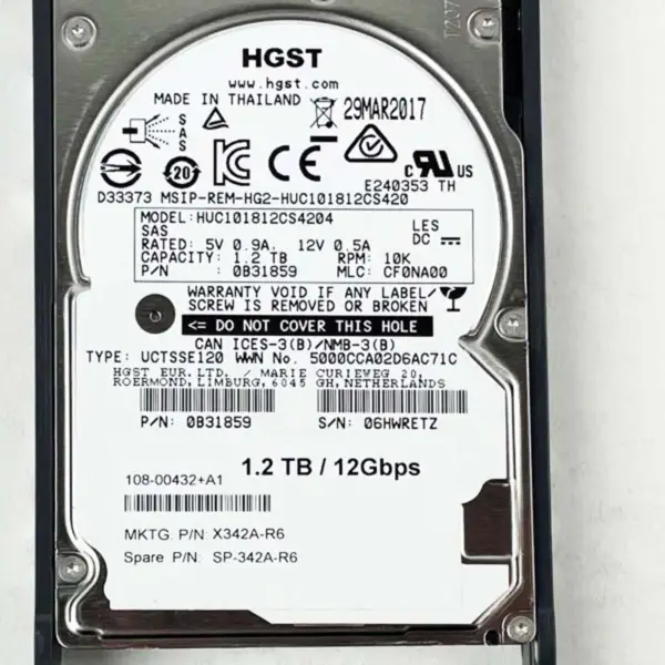 Netapp X342a-r6 -kiintolevyasema