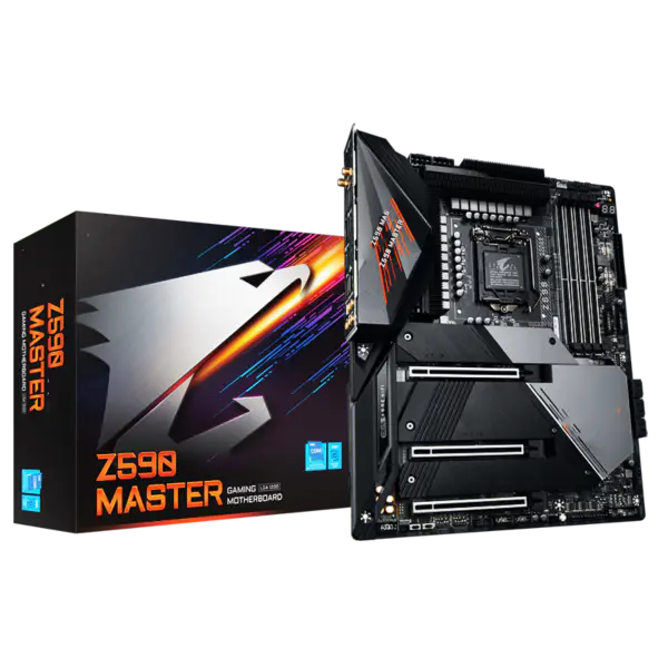 Ga kanssa Cpu Z590m Lga 1200 emolevy 10. 11. Gen Z590 Aorus Master