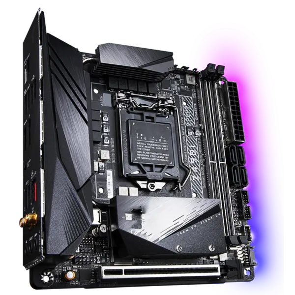 Ga emolevy Z490 Z490m Lga 1200 emolevy 10th Gen 10600kf 10700k 10850k Z490i Aorus Ultra Wifi Itx
