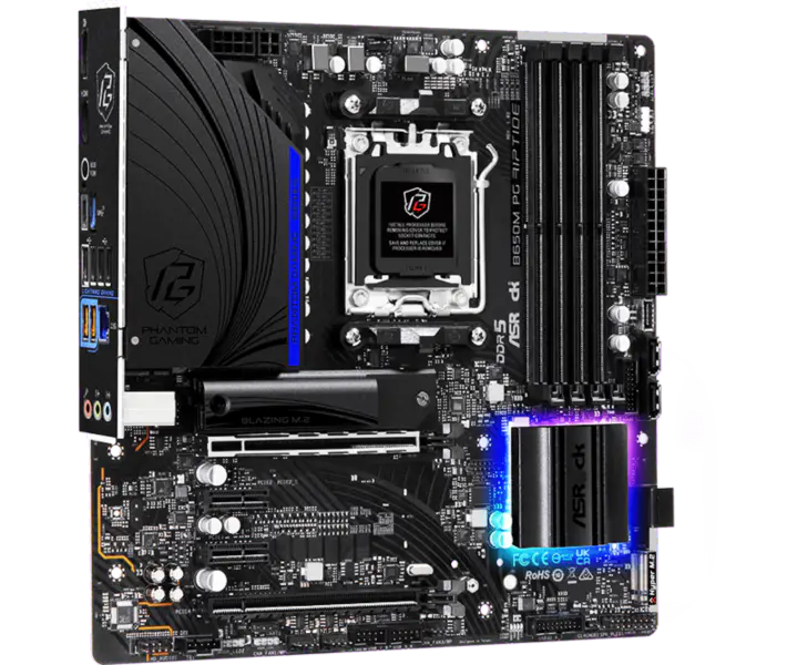 AsRock M-atx emolevy B650e Steel Legend Wifi Ddr5 Am5 tuki Cpu 7950x 7900x 7700x 7600x 7900x 7600x