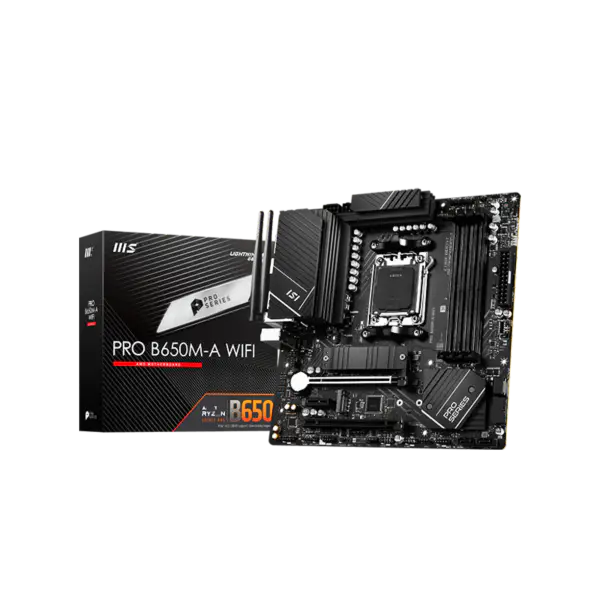 Ms M-atx emolevy Pro B650m-a Wifi Ddr5 Am5 tuki Cpu 7950x 7900x 7700x 7600x B650m-a