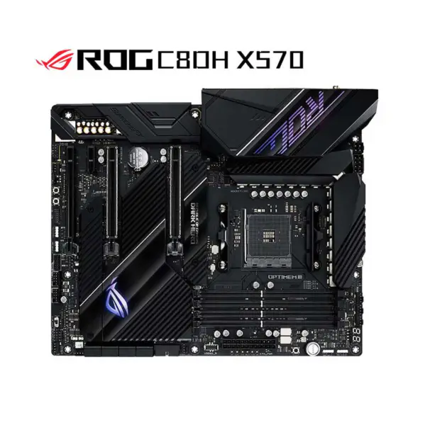 Asus Rog Crosshair Viii Dark Hero C8dh X570 Argb emolevy peliprosessori tuki 5800x 5900x 5950x 5900x 5950x