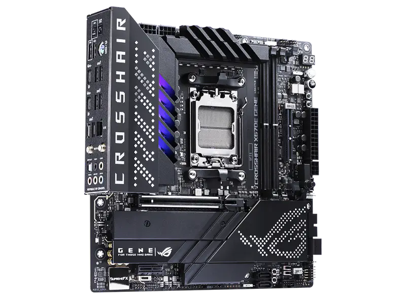 Asus X670 X670e emolevyt Am5^5 emolevy ja Rog Crosshair X670e Gene X670e Gene