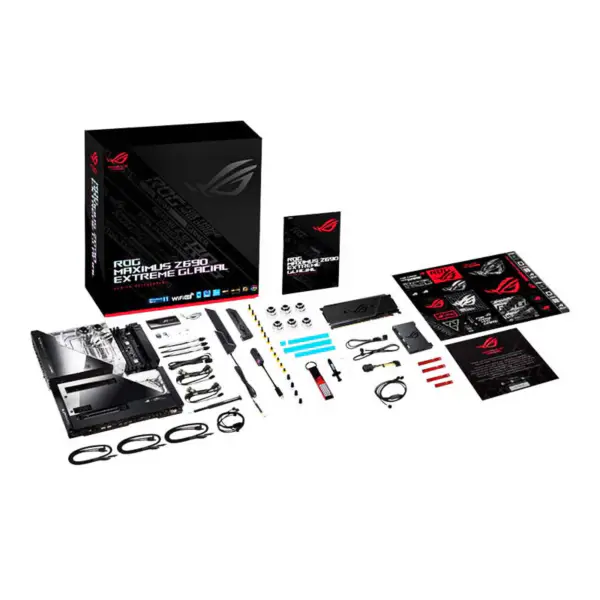 Asus Rog Maximus Z690 Extreme Glacial -emolevy tukee muistia D5 Cpu 12900k Intl Z690 Lga1700 Asus emolevy