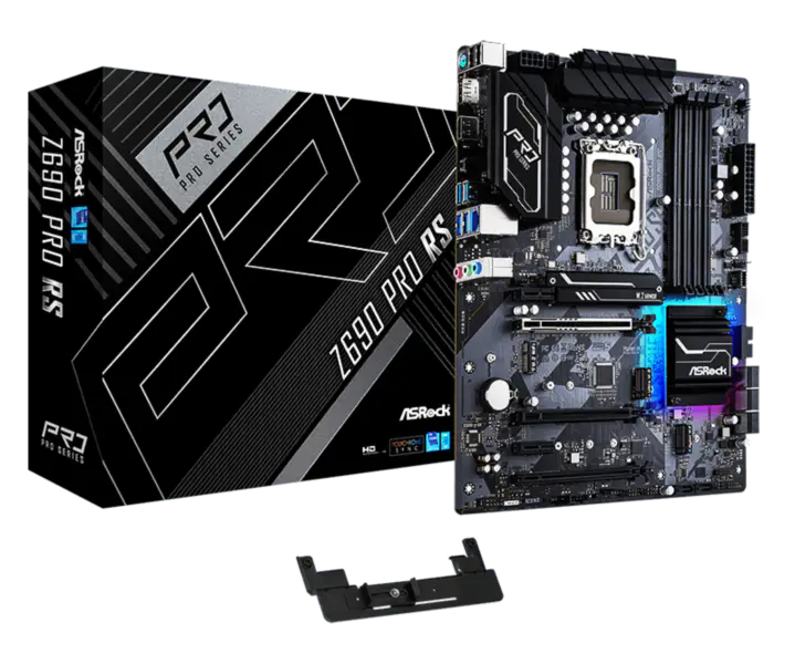 Asrock Z690 Pro Rs Gaming emolevy tukee muistia Ddr4 Cpu 12700k 12900k Intl Z690 Lga1700