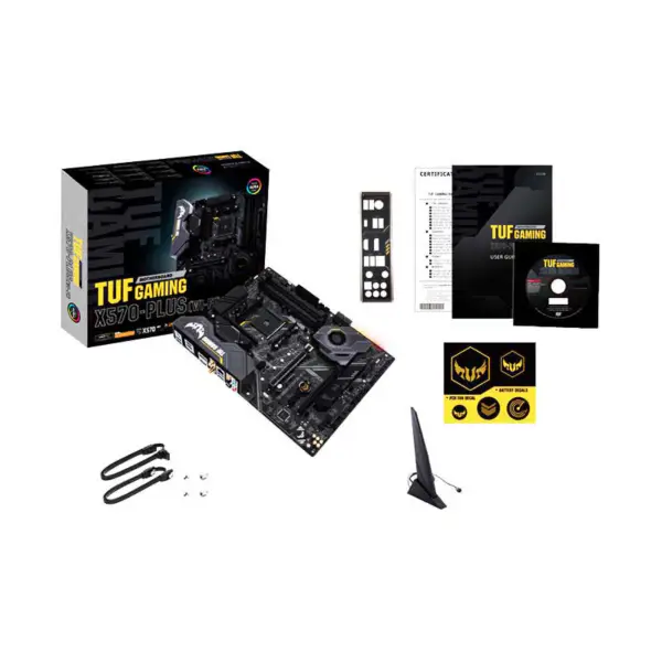 Tuf Gaming X570-plus Wi-fi Support Cpu 5700g/5800x/5900x ja X570 Socket Am4 -peliä tukeva emolevy