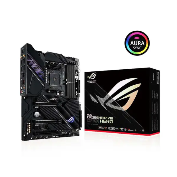 Rog Crosshair Viii Dark Hero C8dh Gaming emolevy ja X570 tukee Cpu 5900x 5800x 5600x Socket Am4:ää.