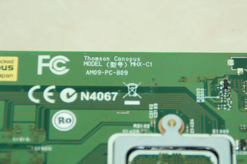 Canopus FIRECODER Blu-ray MHX-C1 PCI X1 High Speed -laitteistokortti AM09-PC-809