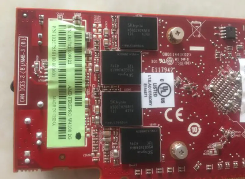 AMD FirePro W4100 2G DDR5 ammattikäyttöön tarkoitettu näytönohjain