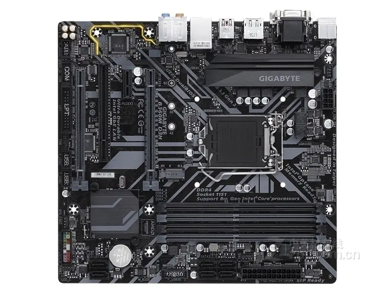 Gigabyte B360M D3H emolevy LGA1151 DDR4 B360