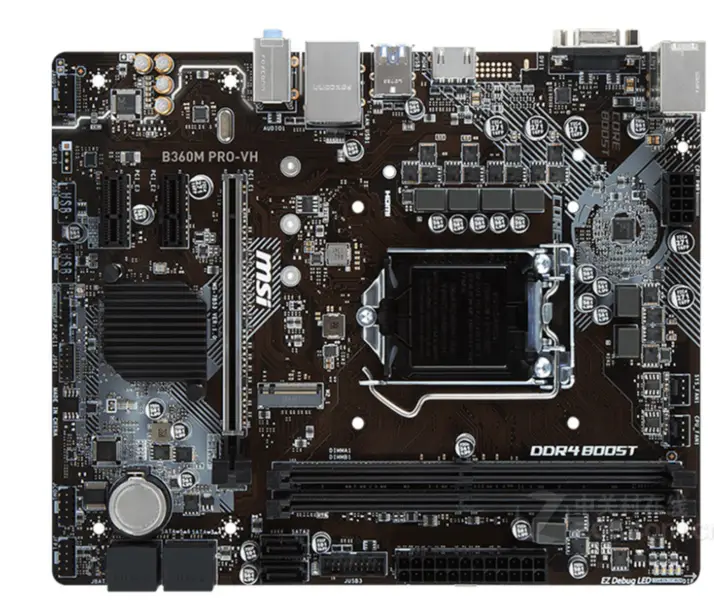 MSI B360M PRO-VH Pöytätietokoneen emolevy LGA 1151 DDR4 8. sukupolven Core i7/i5/i3 32GB