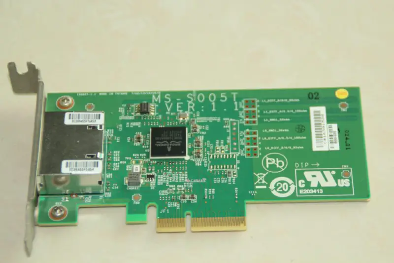 Broadcom BCM5718 VER:1.1 Kaksoisporttinen gigabitin verkkokortti