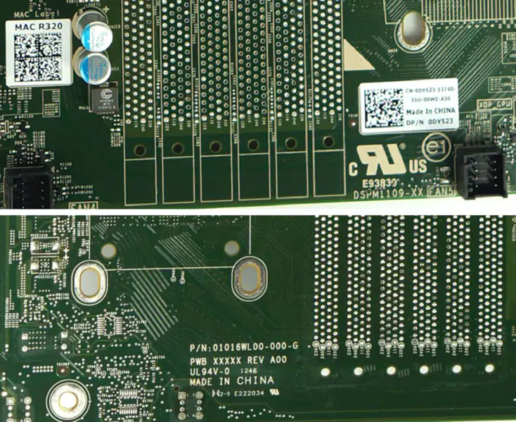 Dell 0DY523 DY523 CN-0DY523 palvelimen emolevy PowerEdge R320:een
