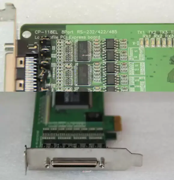 MOXA CP-118EL 8 PORTIN RS-232/422/485 PCIe SERIAL CARD -teollisuusemolevy (8 porttia)