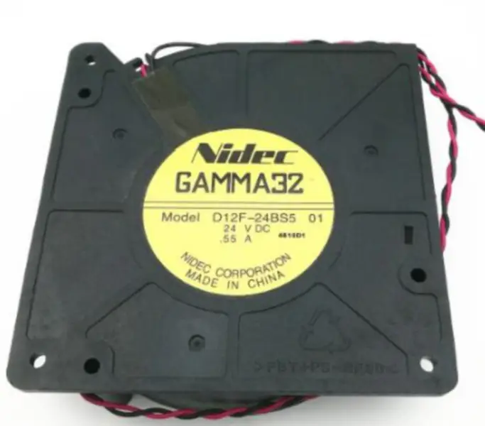 Nidec GAMMA32 tuuletin D12F-24BS5 01 24V DC 0.55A valmistettu Kiinassa