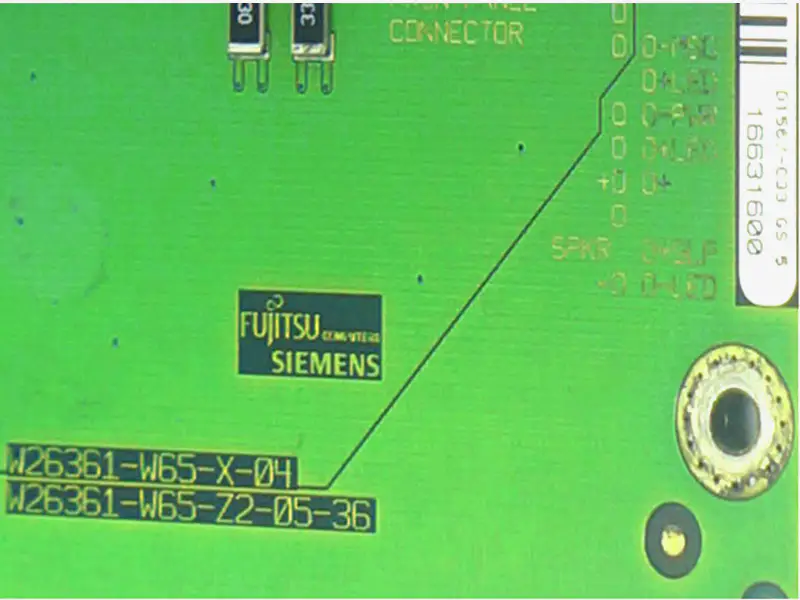 Fujitsu Siemens W26361-W65-X-04 W26361-W65-Z2-05-36 D1567-C33 -emolevy D1567-C33
