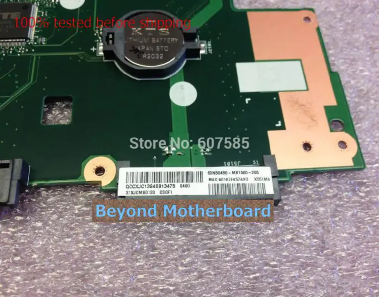 Asus D550M -emolevy