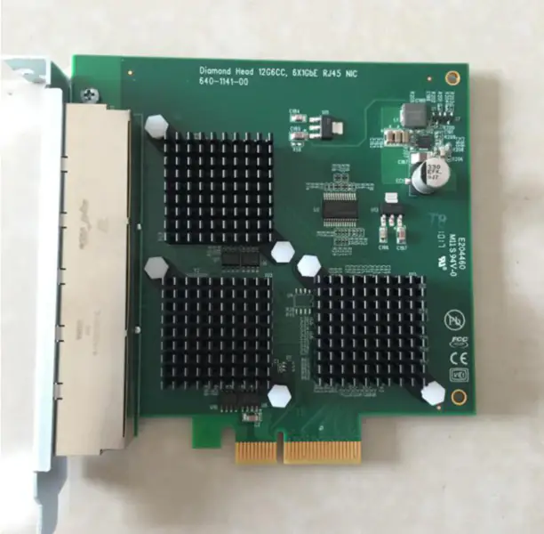 Diamond Head 12G6CC Gigabit Ethernet -verkkokortti 6 porttia PCI-E X4