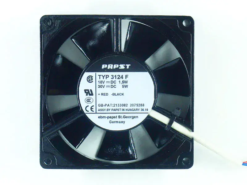 PAPST TYP3124F DC 18V 5w 30V tuuletin