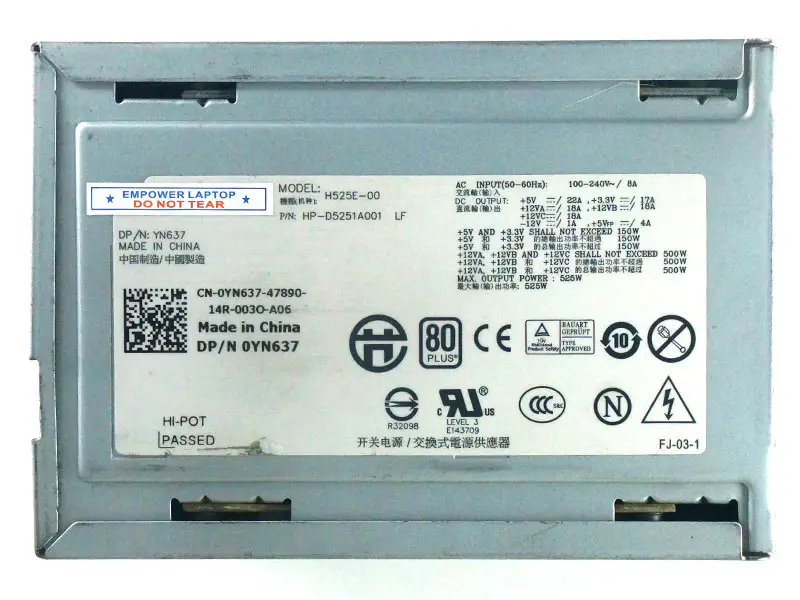 DeLL N525E-00 YY922 Virtalähde