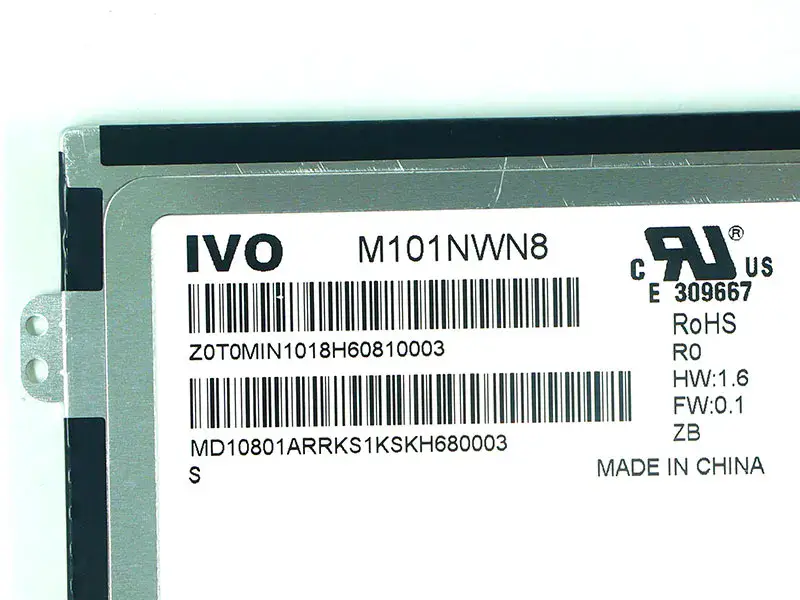 Lenovo M101NWN8 R0 N101BGE-L31 B101XTN01.1 LCD-näyttöpaneeli M101NWN8 R0 N101BGE-L31 B101XTN01.1 LCD-näyttöpaneeli