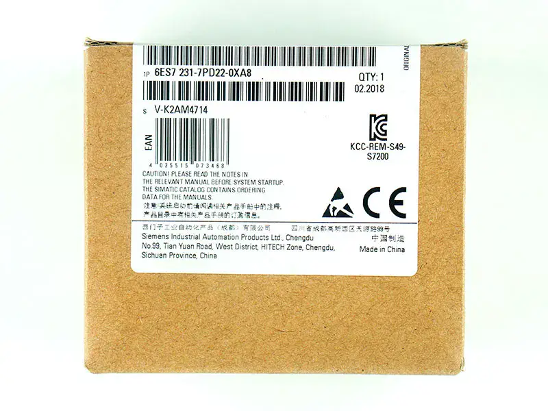 Siemens 6ES7 231-7PD22-0XA8 6ES7231-7PD22-0XA8 6ES7231-7PD22-0XA8