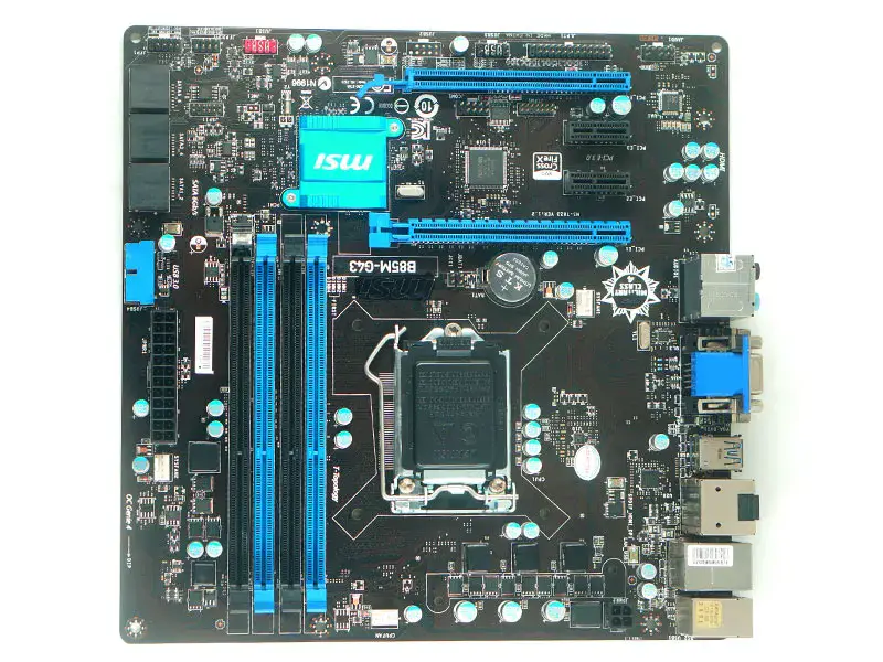 MSI B85M-G43 emolevy LGA1150 DDR3 32GB M-ATX