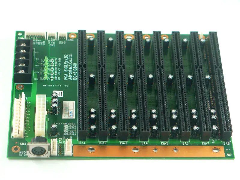 Advantech IPC-6608 PCA-6108 Rev.B2 8-paikkainen teollinen taustakorttijärjestelmäpiiri