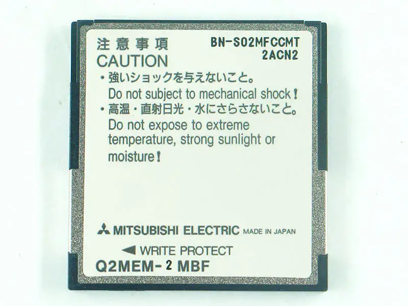 Mitsubishi Q2MEM-2MBF Lineaarinen flash-muistikortti 2M BYTES