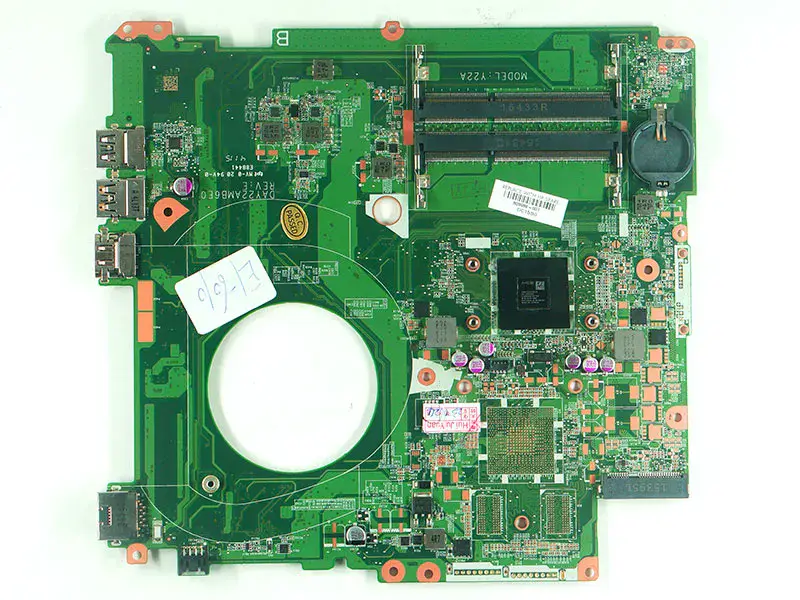 HP 809988-001 809988-501 809988-601 DAY22AMB6E0 E1-6010U DDR3-emolevy 809988-501 809988-601 DAY22AMB6E0 E1-6010U DDR3-emolevy