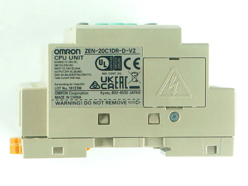 Omron ZEN-20C1DR-D-V2 PLC-moduuli