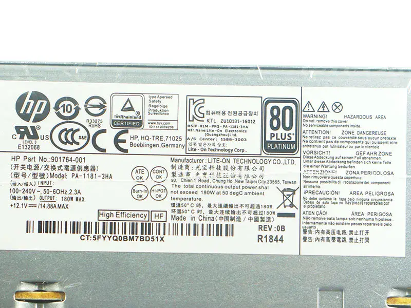 HP PA-1181-3HA 901764-001 Virtalähde HP PA-1181-3HA 901764-001