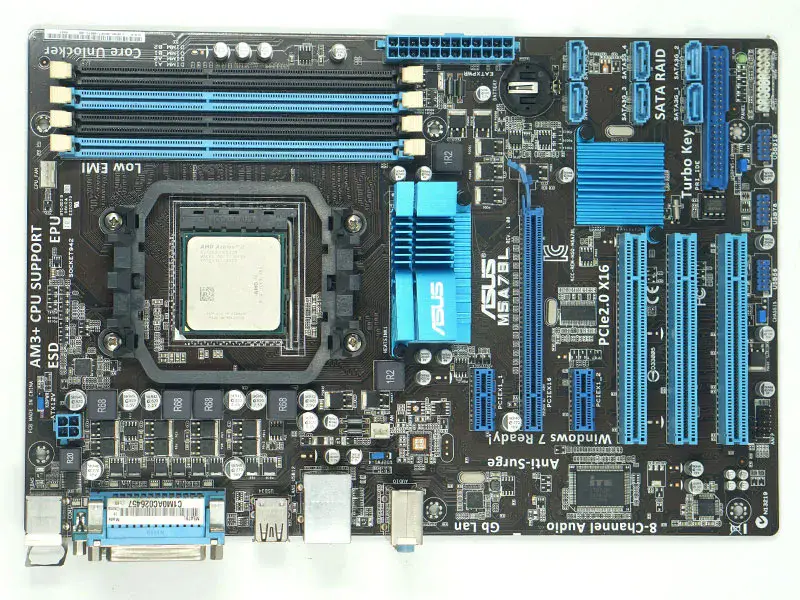 Asus M5A78L emolevy 760G AM3+ ATX
