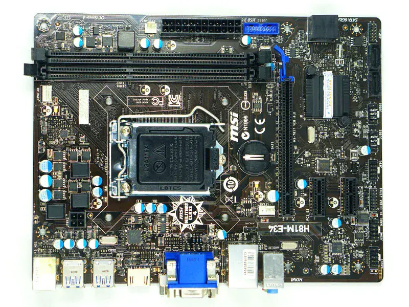 MSI H81M-E34 -emolevy LGA1150 DDR3