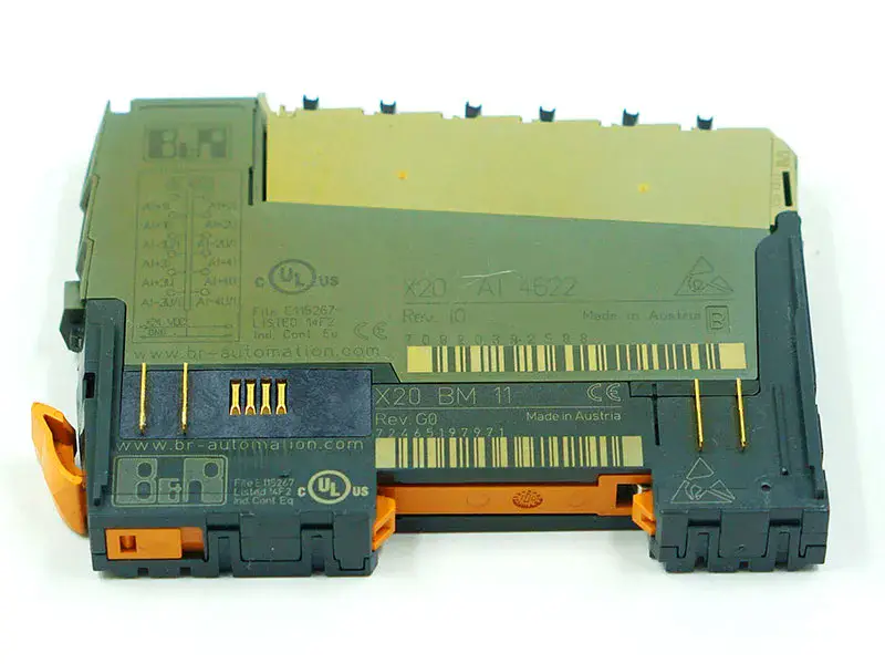 B&R X20AI4622+X20BM11+X20TB12 PLC-moduuli