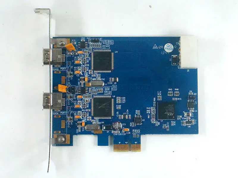 FWX2-PCIE10 Rev: 1.1 FWX2-PCIE10-2 1394-kaappauskortti