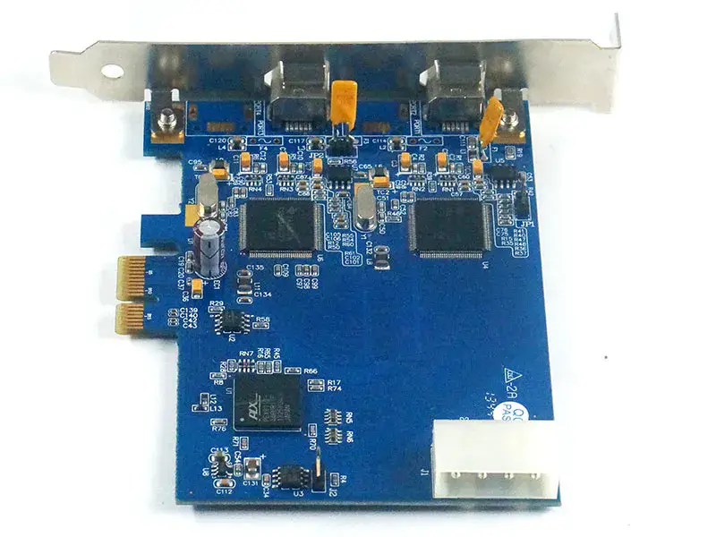 FWX2-PCIE10 Rev: 1.1 FWX2-PCIE10-2 1394-kaappauskortti