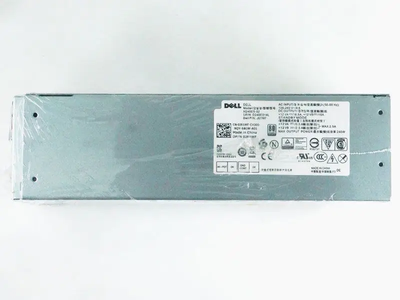 Virtalähde J61WF H240ES-02 240W SMPS 6PIN 4PIN Optiplex 3050MT/5050MT/7050MT V3668 V3669 MT -tietokoneelle