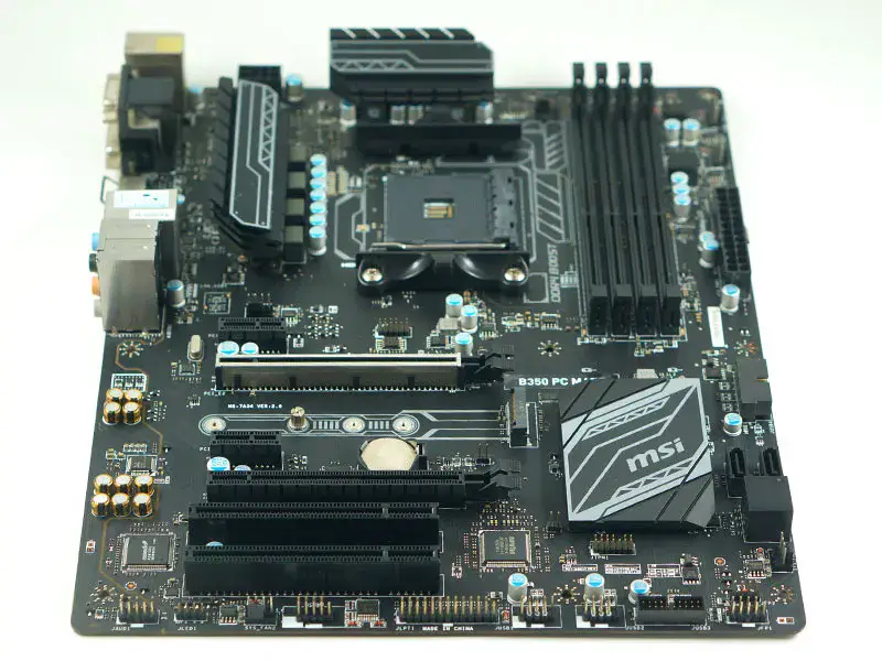MSI B350 PC MATE -emolevy AM4 DDR4 B350 B350
