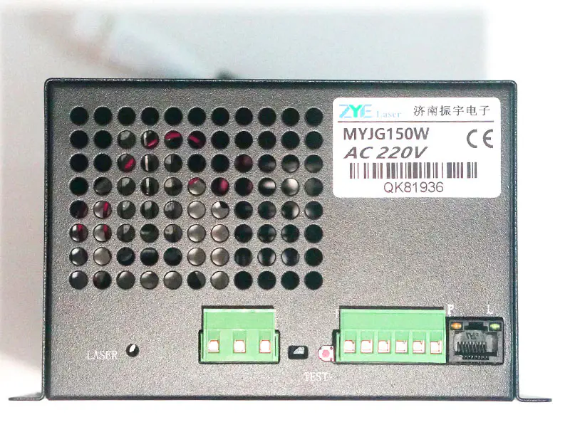 130-150W CO2-laserin virtalähde CO2-laserkaiverrusleikkauskoneelle MYJG-150W
