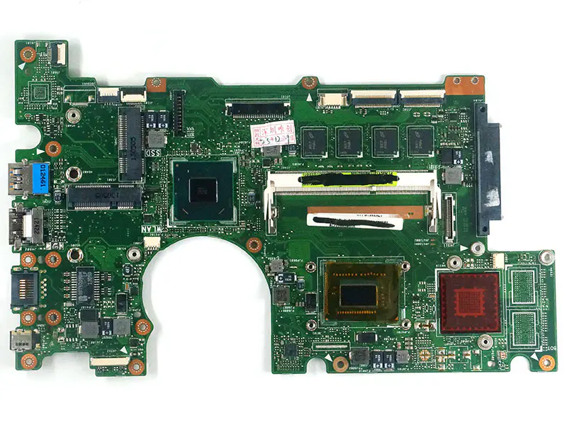 B400A emolevy I5-3317U CPU REV2.0 4GB RAM Asus B400VC B400V B400A kannettavan tietokoneen emolevyyn