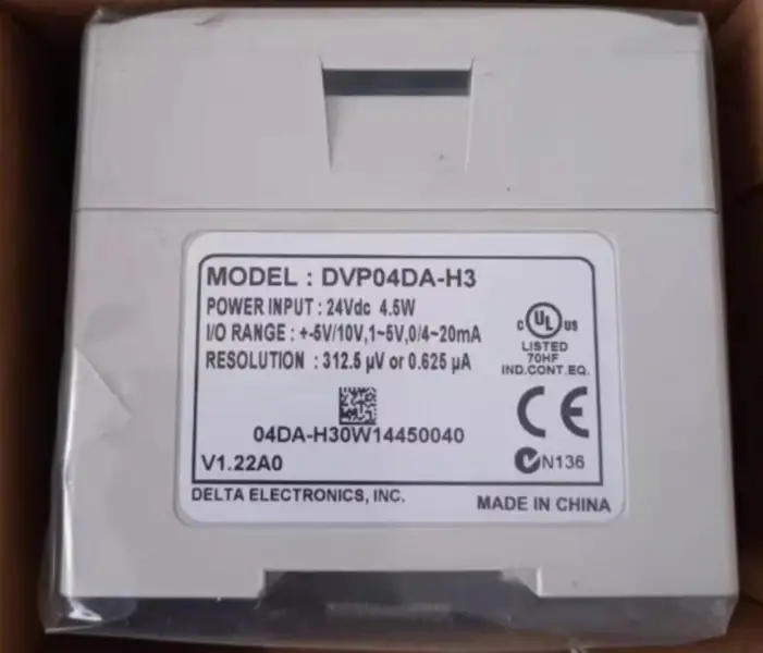DELTA DVP04DA-H3 PLC-moduuli
