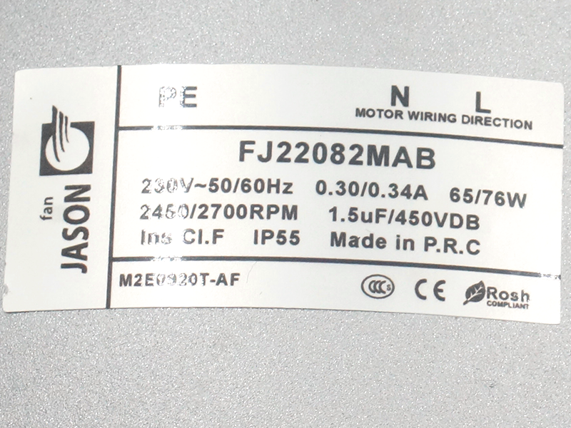 JASON FJ22082MAB tuuletin