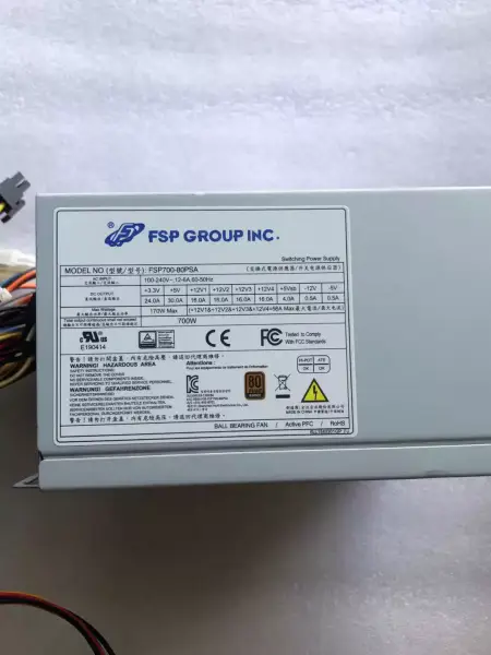 FSP/Advantech 80plus Bronze 700W virtalähde FSP700-80PSA PS8-700ATX-ZE SPI700A8BB FSP650-80GH FSP650-80GH