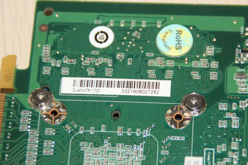 Quadro FX1700 512M PCI-E-näytönohjain DVI*2