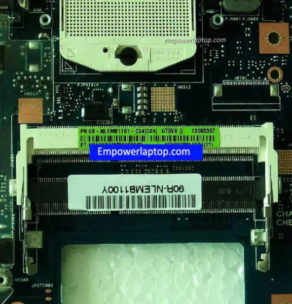 Asus G75VX -emolevy