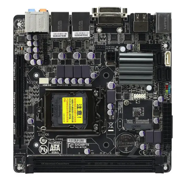 Gigabyte GA-B75N emolevy LGA 1155 DDR3