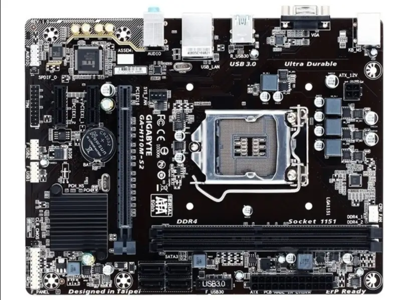 Gigabyte GA-H110M-S2 emolevy LGA1151/DDR4/32G/M-ATX-emolevy LGA1151/DDR4/32G/M-ATX