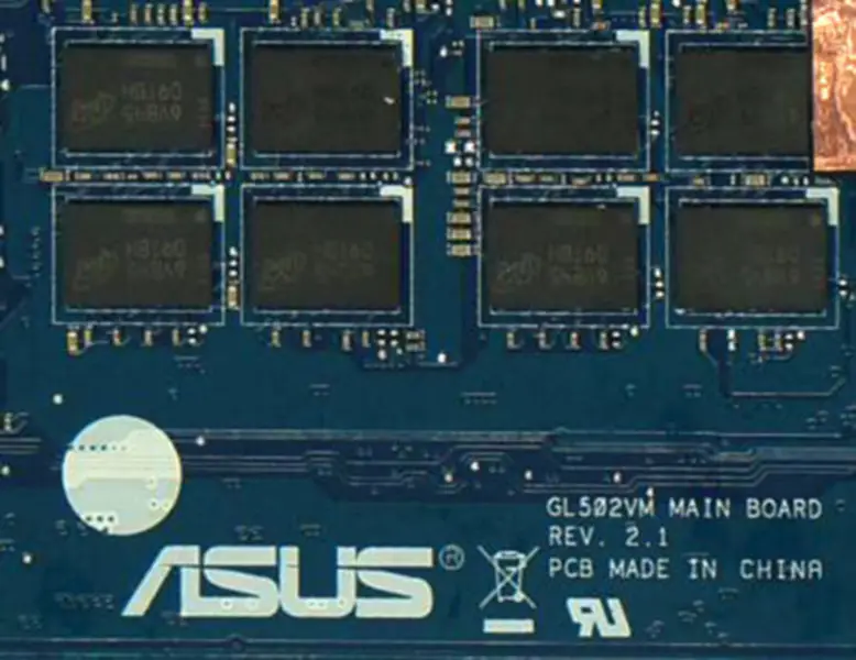 Asus GL502VM emolevy ASUS GL502 GL502V:lle, jossa on GTX1060M/3GB I7-7700 I5-6300HQ I5-6300HQ